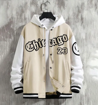 American Baseball Jacket Baggy Casual Jacket - thumbnail 32