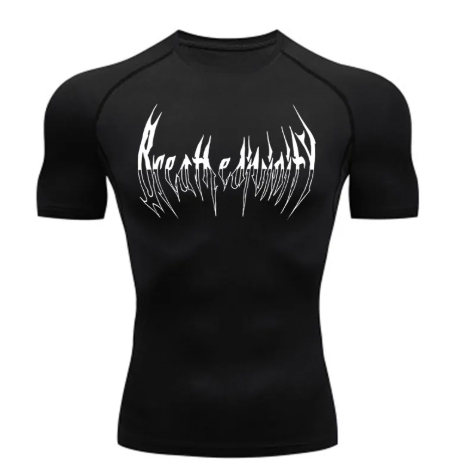 Men's Fitness Close-fitting Short Sleeve Shirt
