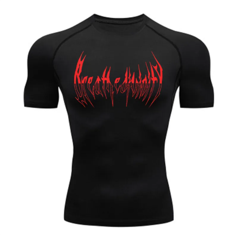 Men's Fitness Close-fitting Short Sleeve Shirt