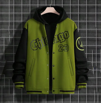 American Baseball Jacket Baggy Casual Jacket - thumbnail 18